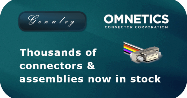 Omnetics in stock at Genalog